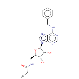 CAS No:152918-32-6 b-D-Ribofuranuronamide,1-deoxy-N-ethyl-1-[6-[(phenylmethyl)amino]-9H-purin-9-yl]-