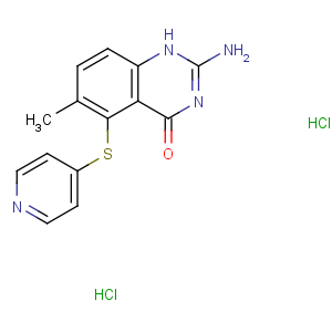 CAS No:152946-68-4 2-amino-6-methyl-5-pyridin-4-ylsulfanyl-1H-quinazolin-4-one