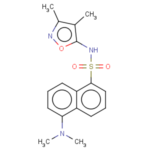 CAS No:153042-42-3 1-Naphthalenesulfonamide,5-(dimethylamino)-N-(3,4-dimethyl-5-isoxazolyl)-