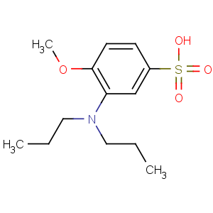 CAS No:153086-37-4 3-(dipropylamino)-4-methoxybenzenesulfonic acid