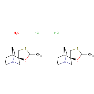 CAS No:153504-70-2 Cevimeline hydrochloride hemihydrate