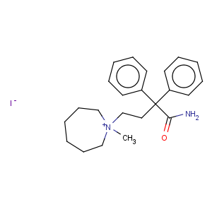 CAS No:15351-05-0 1H-Azepinium,1-(4-amino-4-oxo-3,3-diphenylbutyl)hexahydro-1-methyl-, iodide (1:1)