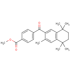 CAS No:153559-45-6 methyl<br />4-(3,5,5,8,8-pentamethyl-6,7-dihydronaphthalene-2-carbonyl)benzoate