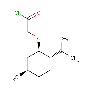 CAS No:15356-62-4 Acetyl chloride,2-[[(1R,2S,5R)-5-methyl-2-(1-methylethyl)cyclohexyl]oxy]-
