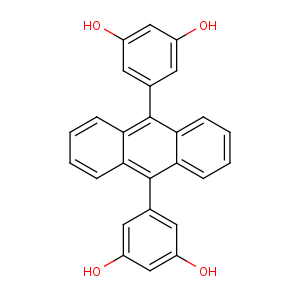 CAS No:153715-08-3 5-[10-(3,5-dihydroxyphenyl)anthracen-9-yl]benzene-1,3-diol