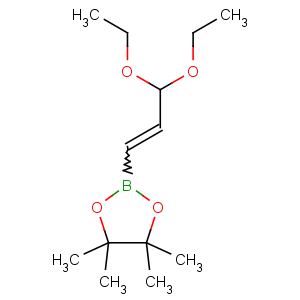 CAS No:153737-25-8 2-(3,3-diethoxyprop-1-enyl)-4,4,5,5-tetramethyl-1,3,2-dioxaborolane