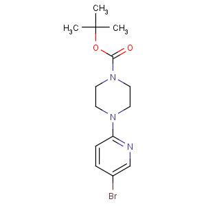 CAS No:153747-97-8 tert-butyl 4-(5-bromopyridin-2-yl)piperazine-1-carboxylate