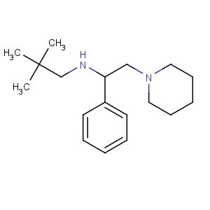 CAS No:153837-28-6 2,2-dimethyl-N-[(1R)-1-phenyl-2-piperidin-1-ylethyl]propan-1-amine