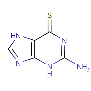 CAS No:154-42-7 2-amino-3,7-dihydropurine-6-thione