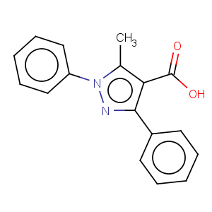 CAS No:15409-48-0 1H-Pyrazole-4-carboxylicacid, 5-methyl-1,3-diphenyl-
