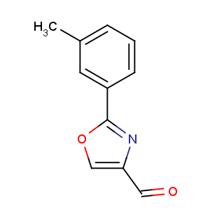 CAS No:154136-89-7 2-(3-methylphenyl)-1,3-oxazole-4-carbaldehyde