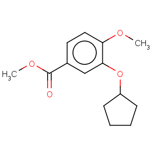 CAS No:154464-24-1 Benzoic acid,3-(cyclopentyloxy)-4-methoxy-, methyl ester