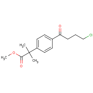 CAS No:154477-54-0 methyl 2-[4-(4-chlorobutanoyl)phenyl]-2-methylpropanoate