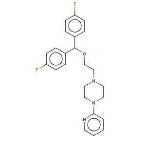 CAS No:154558-38-0 Piperazine,1-[2-[bis(4-fluorophenyl)methoxy]ethyl]-4-(2-pyridinyl)-