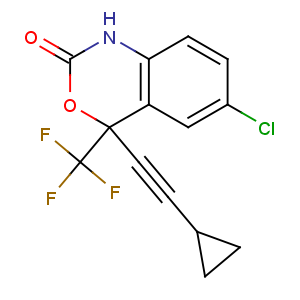 CAS No:154598-52-4 (4S)-6-chloro-4-(2-cyclopropylethynyl)-4-(trifluoromethyl)-1H-3,<br />1-benzoxazin-2-one