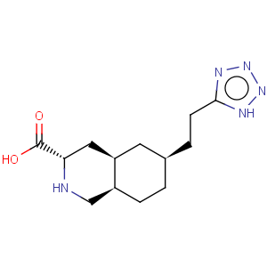 CAS No:154652-83-2 3-Isoquinolinecarboxylicacid, decahydro-6-[2-(2H-tetrazol-5-yl)ethyl]-, (3S,4aR,6R,8aR)-