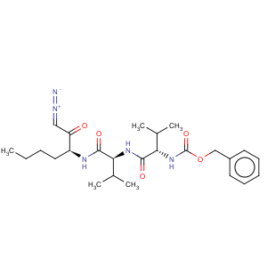 CAS No:155026-49-6 L-Valinamide,N-[(phenylmethoxy)carbonyl]-L-valyl-N-[(1S)-1-(2-diazoacetyl)pentyl]-