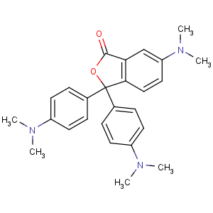 CAS No:1552-42-7 6-(dimethylamino)-3,3-bis[4-(dimethylamino)phenyl]-2-benzofuran-1-one