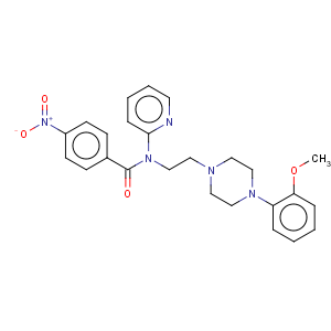 CAS No:155204-27-6 benzamide, n-[2-[4-(2-methoxyphenyl)-1-piperazinyl]ethyl]-4-nitro-n-2-pyridinyl