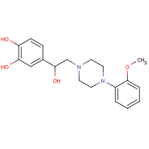 CAS No:15534-05-1 4-[1-hydroxy-2-[4-(2-methoxyphenyl)piperazin-1-yl]ethyl]benzene-1,2-diol