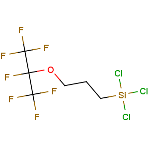 CAS No:15538-93-9 trichloro-[3-(1,1,1,2,3,3,3-heptafluoropropan-2-yloxy)propyl]silane