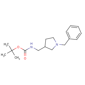 CAS No:155497-10-2 tert-butyl N-[(1-benzylpyrrolidin-3-yl)methyl]carbamate