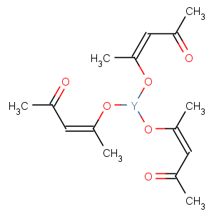 CAS No:15554-47-9 Yttrium,tris(2,4-pentanedionato-kO2,kO4)-, (OC-6-11)-