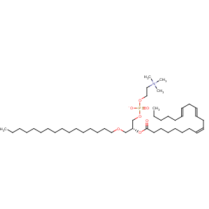 CAS No:155575-01-2 3,5,8-Trioxa-4-phosphaoctacosa-16,19,22-trien-1-aminium,7-[(hexadecyloxy)methyl]-4-hydroxy-N,N,N-trimethyl-9-oxo-, inner salt, 4-oxide,(7R,16Z,19Z,22Z)- (9CI)
