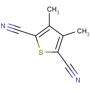 CAS No:155632-41-0 3,4-dimethylthiophene-2,5-dicarbonitrile