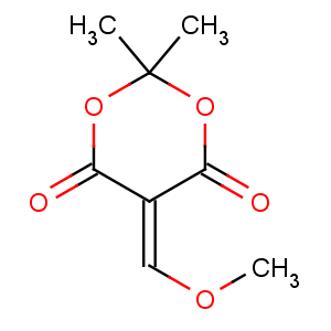 CAS No:15568-85-1 5-(methoxymethylidene)-2,2-dimethyl-1,3-dioxane-4,6-dione