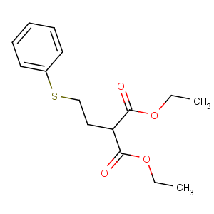 CAS No:1558-97-0 diethyl 2-(2-phenylsulfanylethyl)propanedioate