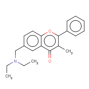 CAS No:15686-60-9 4H-1-Benzopyran-4-one,6-[(diethylamino)methyl]-3-methyl-2-phenyl-