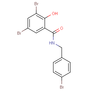 CAS No:15686-76-7 3,5-dibromo-N-[(4-bromophenyl)methyl]-2-hydroxybenzamide