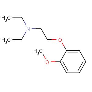 CAS No:15687-23-7 N,N-diethyl-2-(2-methoxyphenoxy)ethanamine