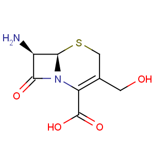 CAS No:15690-38-7 5-Thia-1-azabicyclo[4.2.0]oct-2-ene-2-carboxylicacid, 7-amino-3-(hydroxymethyl)-8-oxo-, (6R,7R)-