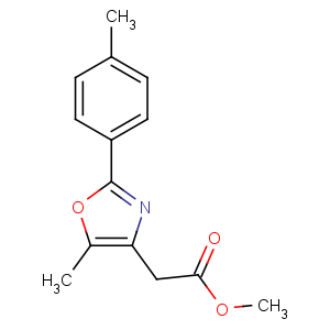 CAS No:157169-68-1 methyl 2-[5-methyl-2-(4-methylphenyl)-1,3-oxazol-4-yl]acetate
