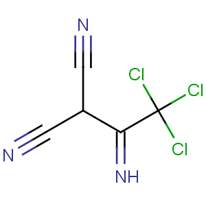 CAS No:1572-57-2 Propanedinitrile,2-(1-amino-2,2,2-trichloroethylidene)-