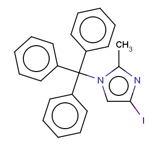 CAS No:157255-72-6 1H-Imidazole,4-iodo-2-methyl-1-(triphenylmethyl)-