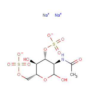 CAS No:157296-96-3 D-Glucose,2-(acetylamino)-2-deoxy-, 3,6-bis(hydrogen sulfate), sodium salt (9CI)