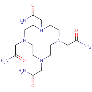 CAS No:157599-02-5 2-[4,7,10-tris(2-amino-2-oxoethyl)-1,4,7,<br />10-tetrazacyclododec-1-yl]acetamide