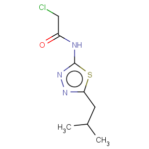 CAS No:15777-46-5 Acetamide,2-chloro-N-[5-(2-methylpropyl)-1,3,4-thiadiazol-2-yl]-