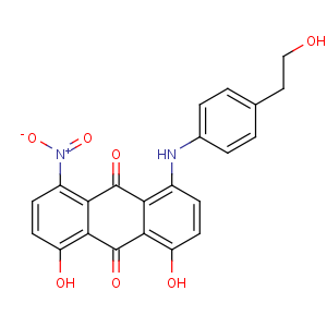 CAS No:15791-78-3 1,8-dihydroxy-4-[4-(2-hydroxyethyl)anilino]-5-nitroanthracene-9,10-dione