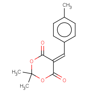 CAS No:15795-51-4 1,3-Dioxane-4,6-dione,2,2-dimethyl-5-[(4-methylphenyl)methylene]-