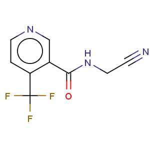 CAS No:158062-67-0 3-Pyridinecarboxamide,N-(cyanomethyl)-4-(trifluoromethyl)-