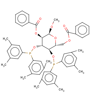CAS No:158214-06-3 a-D-Glucopyranoside, methyl,2,6-dibenzoate 3,4-bis[bis(3,5-dimethylphenyl)phosphinite]