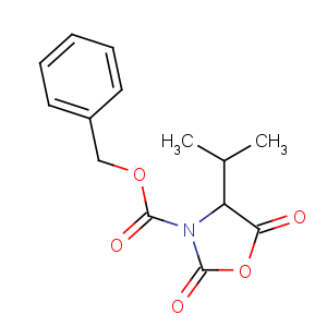 CAS No:158257-41-1 benzyl (4S)-2,5-dioxo-4-propan-2-yl-1,3-oxazolidine-3-carboxylate