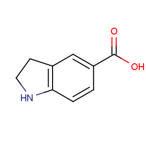 CAS No:15861-30-0 2,3-dihydro-1H-indole-5-carboxylic acid