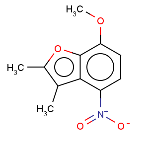 CAS No:15868-62-9 Benzofuran,7-methoxy-2,3-dimethyl-4-nitro-