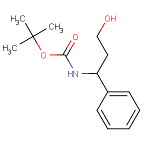 CAS No:158807-47-7 tert-butyl N-[(1R)-3-hydroxy-1-phenylpropyl]carbamate
