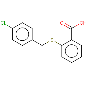 CAS No:15887-84-0 2-[(4-chlorophenyl)methylsulfanyl]benzoate